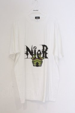 画像1: NieR Clothing / プリントTシャツ XL ホワイト×ブル君 O-26-03-13-043-PU-TS-OW-OS