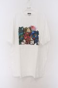 NieR Clothing / プリントTシャツ XL ホワイト×シエル・ミケ・トビー O-26-03-13-044-PU-TS-OW-OS