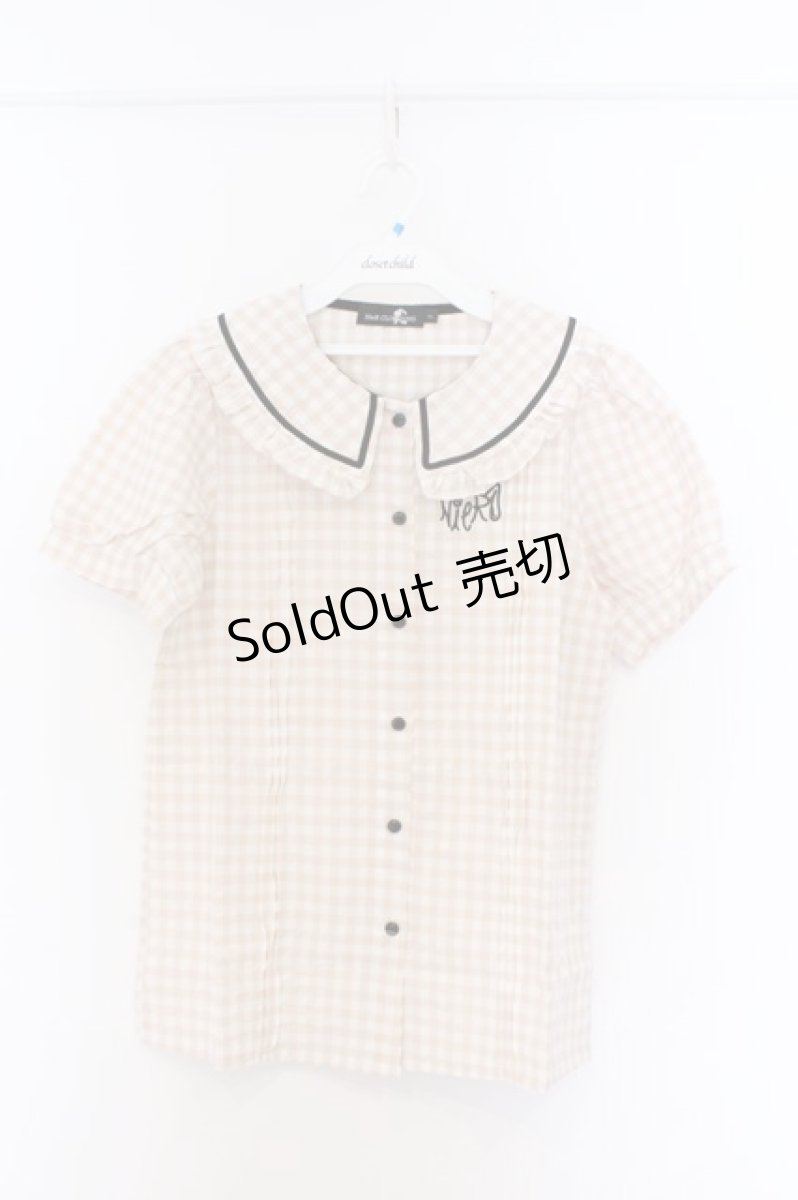 画像1: NieR Clothing / ギンガムチェックブラウス F ベージュ O-26-03-13-048-PU-BL-OW-OS (1)