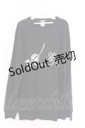 NieR Clothing / プリントトレーナー 2XL ブラックミケ O-26-03-13-051-PU-TO-OW-OS