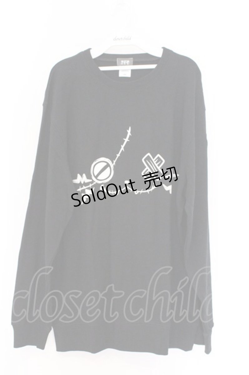 画像1: NieR Clothing / プリントトレーナー 2XL ブラックミケ O-26-03-13-051-PU-TO-OW-OS (1)
