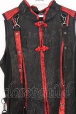 画像2: Qutie Frash / 後ろロングチャイナベスト  レッド O-26-03-13-004-QU-TO-OW-OS (2)