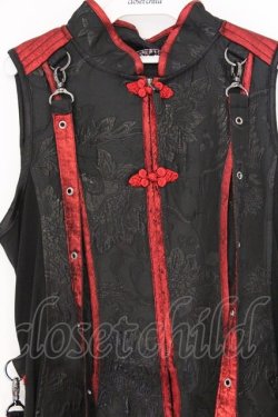 画像2: Qutie Frash / 後ろロングチャイナベスト  レッド O-26-03-13-004-QU-TO-OW-OS