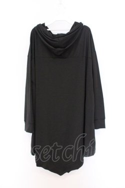 画像2: NieR Clothing / 変型LONG HALF ZIP PULLOVER　プルオーバー F ブラック O-26-03-13-053-PU-TO-OW-OS