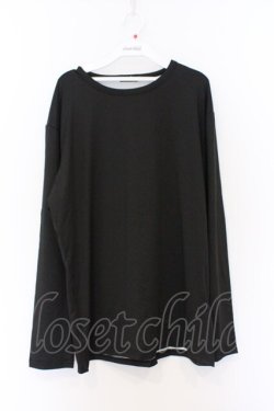 画像1: NieR Clothing / 総柄転写カットソー F ブラック×擬人化バックプリント O-26-03-13-058-PU-TO-OW-OS