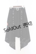 NieR Clothing / Dカン&ハトメ付きASYMMETRY SKIRT　スカート F ブラック O-26-03-13-059-PU-SK-OW-OS