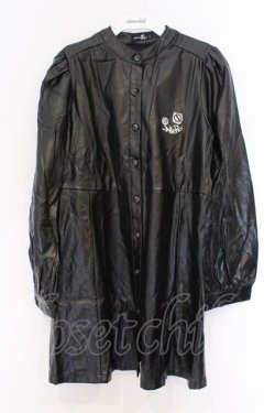 画像1: NieR Clothing / PUレザージャケット F ブラック O-26-03-13-061-PU-JA-OW-OS