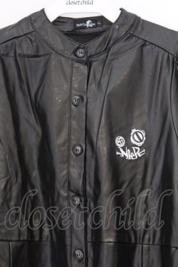 画像2: NieR Clothing / PUレザージャケット F ブラック O-26-03-13-061-PU-JA-OW-OS