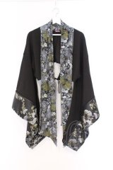 Qutie Frash / 2026プレミアムセット-松龍-SHOURYU 着物カーディガン  ブラック O-26-03-13-005-QU-TO-OW-OS