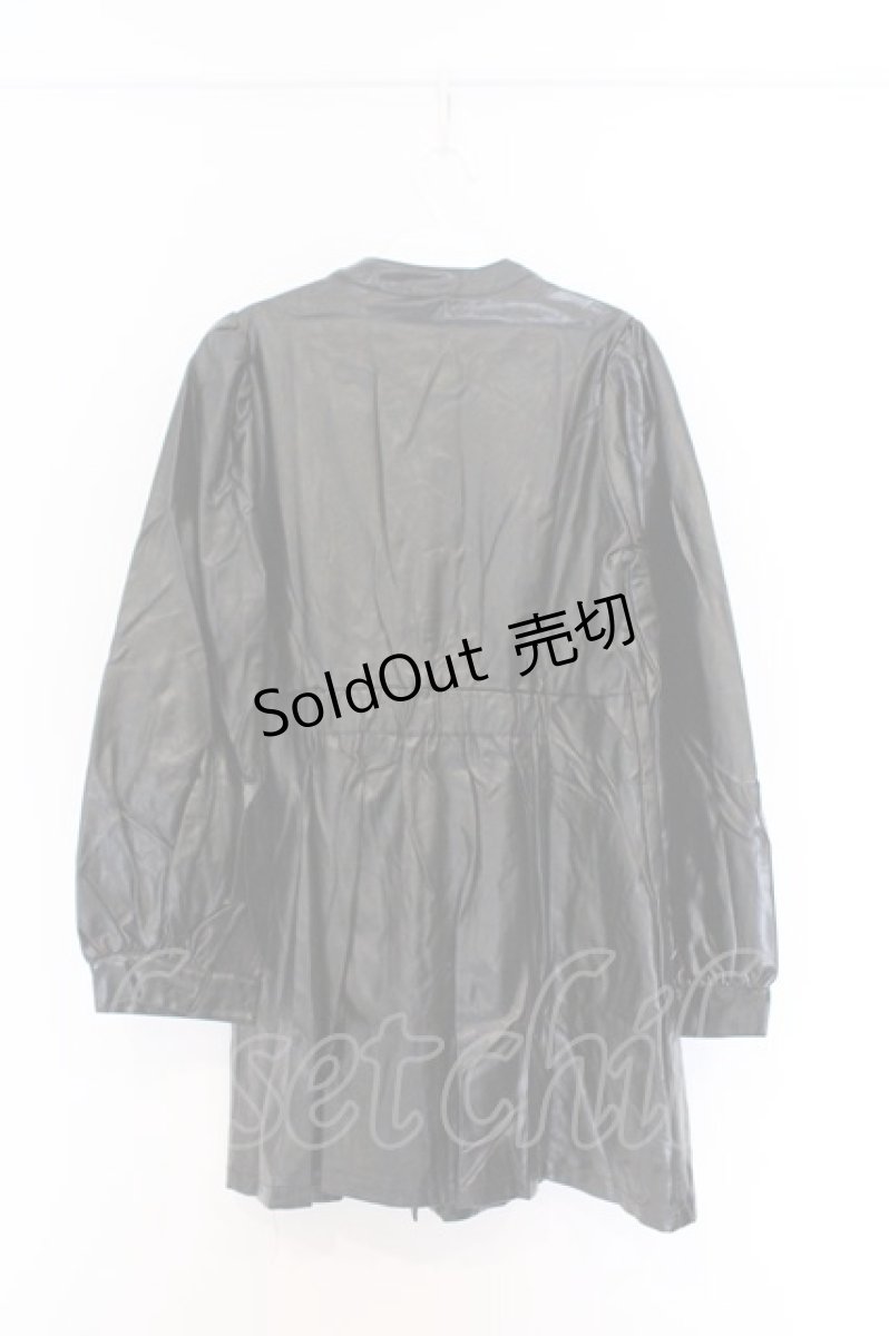 画像3: NieR Clothing / PUレザージャケット F ブラック O-26-03-13-061-PU-JA-OW-ZT484 (3)