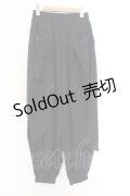 NieR Clothing / バックプリントパンツ A ブラック×ロゴ O-26-03-13-064-PU-PA-OW-OS