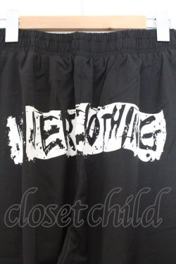 画像2: NieR Clothing / バックプリントパンツ A ブラック×ロゴ O-26-03-13-064-PU-PA-OW-OS