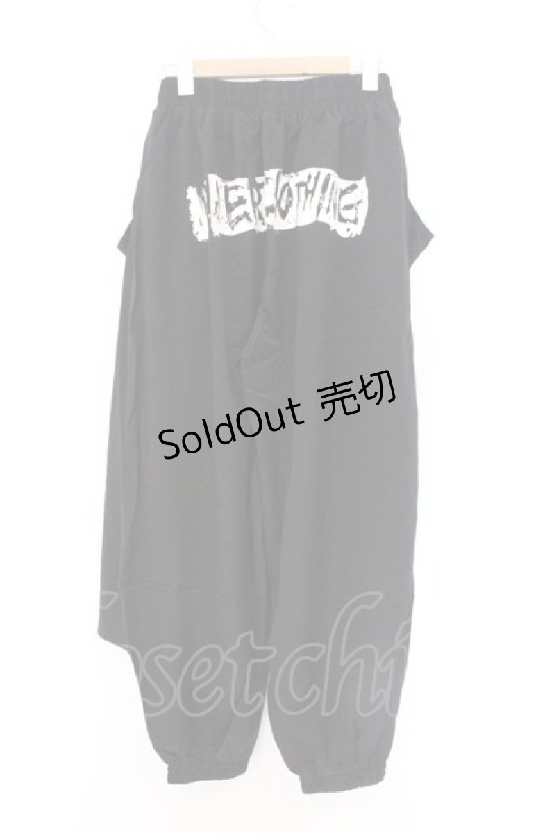 画像3: NieR Clothing / バックプリントパンツ A ブラック×ロゴ O-26-03-13-064-PU-PA-OW-OS (3)