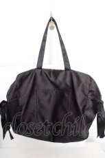 画像3: Maison de FLEUR / サテンキャリーオンバッグ  クロ O-26-03-13-1035-LO-BG-OW-ZT500 (3)