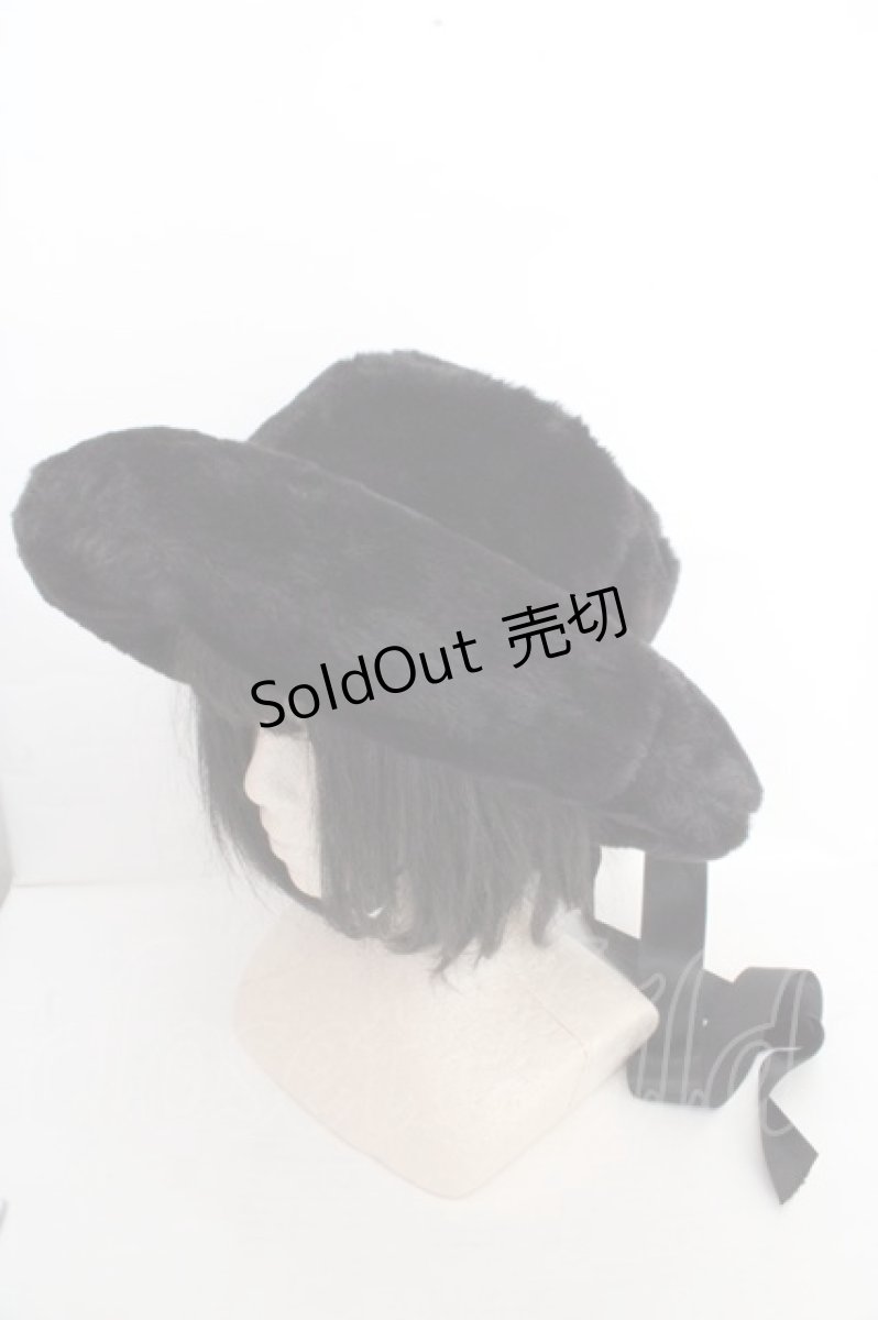 画像1: uf / ブラックエクリプス　ファーハット  ブラック O-26-03-13-1040-EL-AC-OW-OS (1)