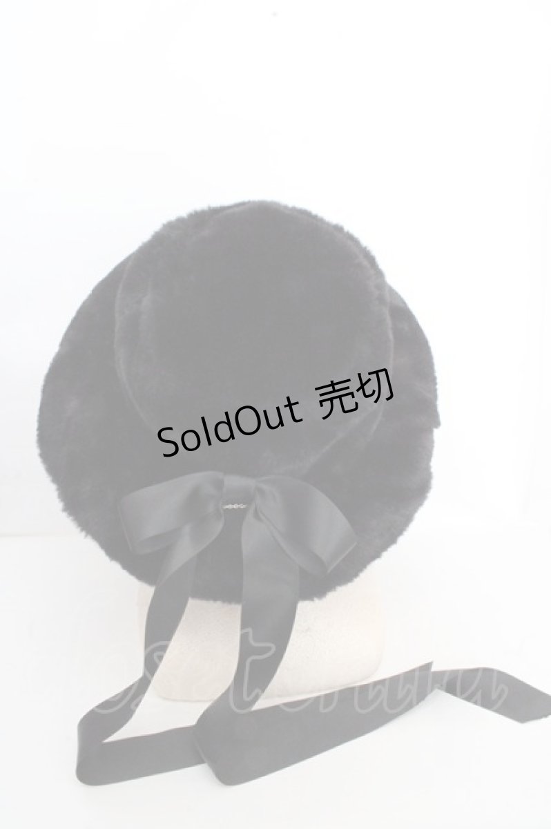 画像2: uf / ブラックエクリプス　ファーハット  ブラック O-26-03-13-1040-EL-AC-OW-OS (2)