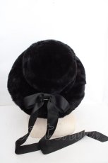 画像2: uf / ブラックエクリプス　ファーハット  ブラック O-26-03-13-1040-EL-AC-OW-OS (2)