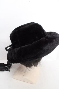 画像4: uf / ブラックエクリプス　ファーハット  ブラック O-26-03-13-1040-EL-AC-OW-OS