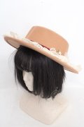 axes femme / クラシカルガーデンカンカン帽 57cm ベージュ O-26-03-13-1044-AX-AC-OW-OS