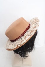 画像4: axes femme / クラシカルガーデンカンカン帽 57cm ベージュ O-26-03-13-1044-AX-AC-OW-ZTK048 (4)