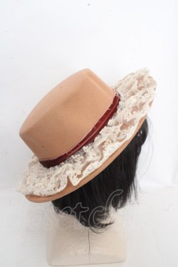 画像4: axes femme / クラシカルガーデンカンカン帽 57cm ベージュ O-26-03-13-1044-AX-AC-OW-OS