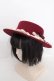 画像1: axes femme / ローズガーデンカンカン帽  ワイン O-26-03-13-1045-AX-AC-OW-OS (1)