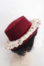 画像4: axes femme / ローズガーデンカンカン帽  ワイン O-26-03-13-1045-AX-AC-OW-ZTK048 (4)