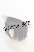 m petit by misako / TT*AMリボンカンカン帽 57.5cm シナモン（シロ） O-26-03-13-1047-LO-AC-OW-ZT0315M