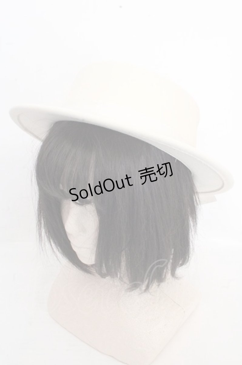 画像1: m petit by misako / TT*AMリボンカンカン帽 57.5cm シナモン（シロ） O-26-03-13-1047-LO-AC-OW-ZT0315M (1)