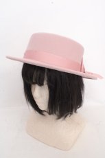 画像1: m petit by misako / TT*AMリボンカンカン帽 57.5cm ピンク O-26-03-13-1048-LO-AC-OW-ZTK048 (1)