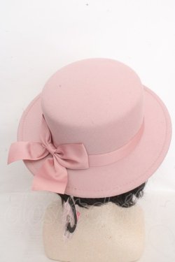 画像3: m petit by misako / TT*AMリボンカンカン帽 57.5cm ピンク O-26-03-13-1048-LO-AC-OW-OS