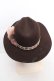 画像3: axes femme / フェルト中折れ女優帽 57.5cm ブラウン O-26-03-13-1007-AX-AC-IG-OS (3)