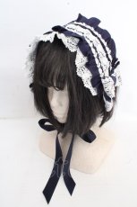 画像1: ALICE and the PIRATES / ミランダヘッドドレス  コン×シロレース O-26-03-13-1010-PA-AC-OW-ZT649 (1)