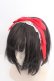 画像1: axes femme kawaii / レースリボンカチューシャ  アカ O-26-03-13-1011-AX-AC-OW-OS (1)