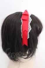 画像3: axes femme kawaii / レースリボンカチューシャ  アカ O-26-03-13-1011-AX-AC-OW-ZT649 (3)