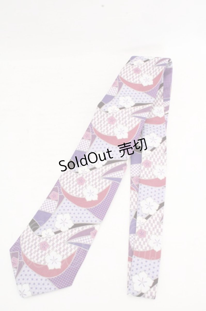 画像1: AXES-X / ＭＩＸ柄ネクタイ  パープル O-26-03-13-1015-LO-ZA-OW-ZT0315M (1)