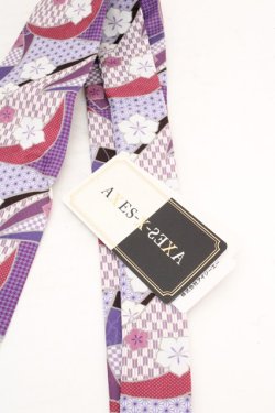 画像2: AXES-X / ＭＩＸ柄ネクタイ  パープル O-26-03-13-1015-LO-ZA-OW-OS