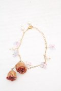axes femme / 薔薇×パールブレスレット  ピンク O-26-03-13-1017-AX-AC-OW-OS