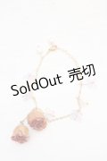 axes femme / 薔薇×パールブレスレット  ピンク O-26-03-13-1017-AX-AC-OW-ZT0315M