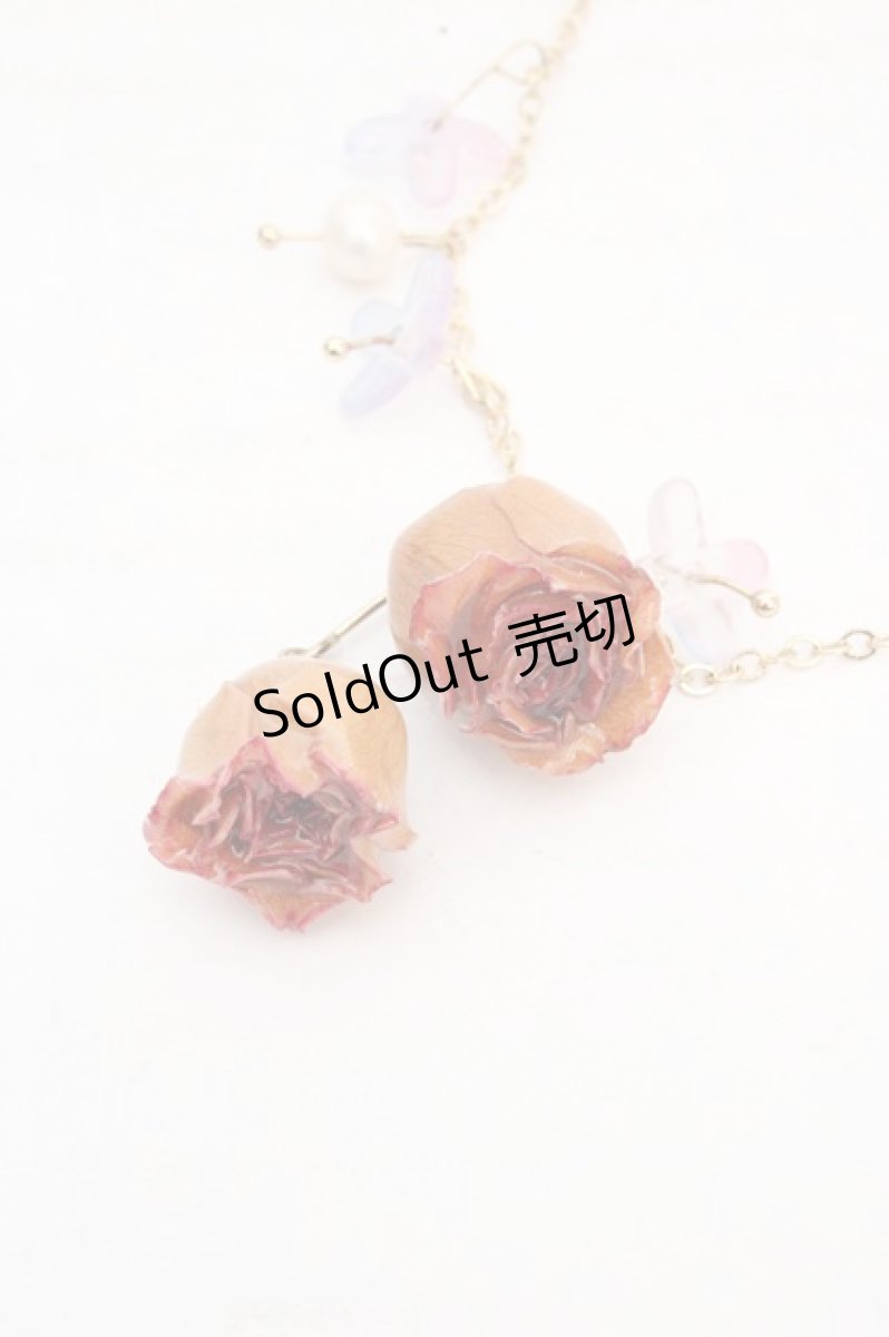 画像2: axes femme / 薔薇×パールブレスレット  ピンク O-26-03-13-1017-AX-AC-OW-ZT0315M (2)