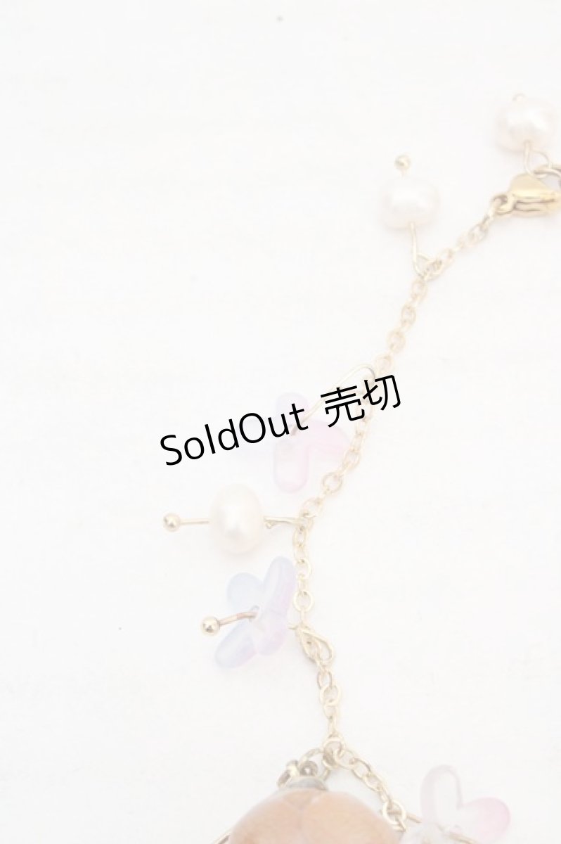 画像3: axes femme / 薔薇×パールブレスレット  ピンク O-26-03-13-1017-AX-AC-OW-ZT0315M (3)