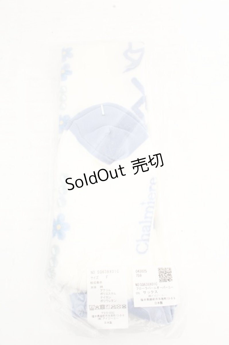 画像1: Chalmiere / フローラパールオーバーニー  サックス O-26-03-13-1026-LO-ZA-OW-ZT0315M (1)