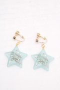 BABY,THE STARS SHINE BRIGHT / Kira Kira Halloweenイヤリング  サックス O-26-03-13-1027-BA-BL-IG-OS