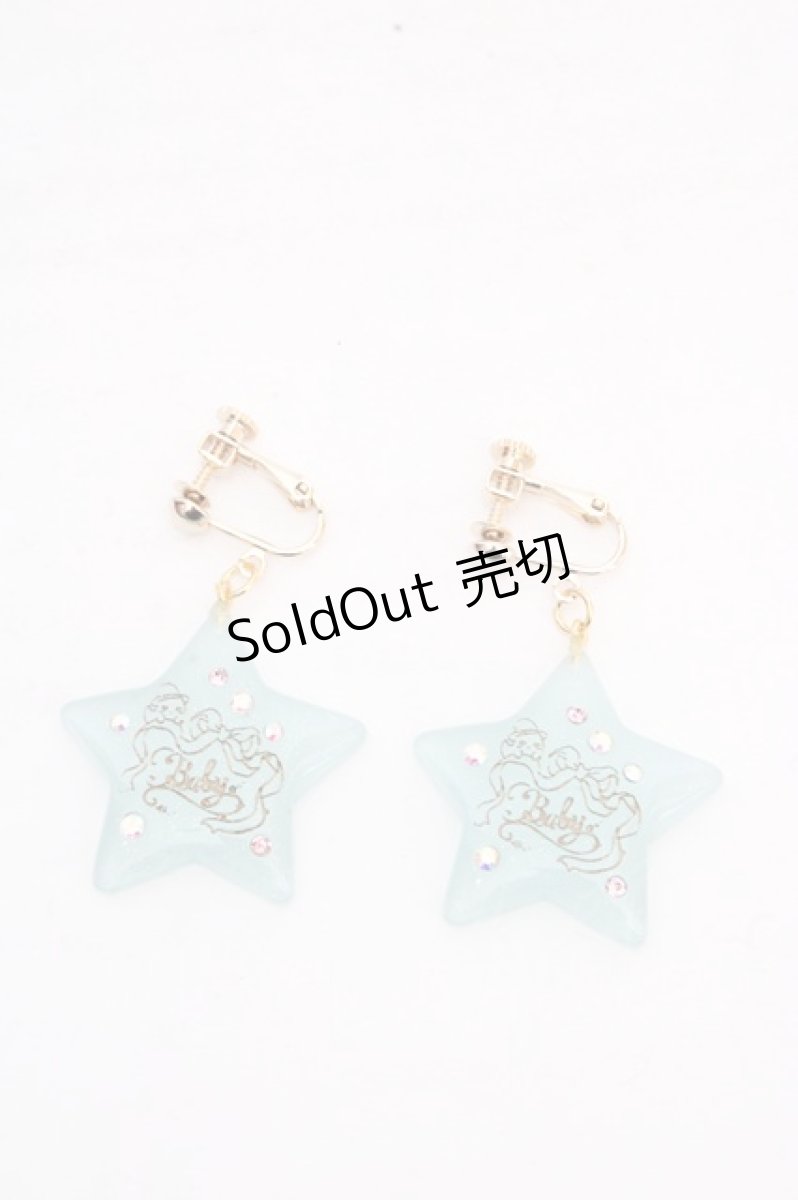 画像1: BABY,THE STARS SHINE BRIGHT / Kira Kira Halloweenイヤリング  サックス O-26-03-13-1027-BA-BL-IG-ZT0315M (1)