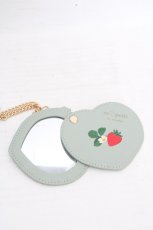 画像3: m petit by misako / ミラー付ポーチ  ミント O-26-03-13-1028-LO-ZA-IG-ZT649 (3)