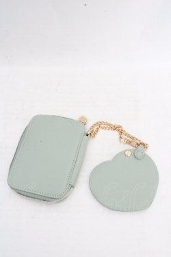 画像4: m petit by misako / ミラー付ポーチ  ミント O-26-03-13-1028-LO-ZA-IG-OS