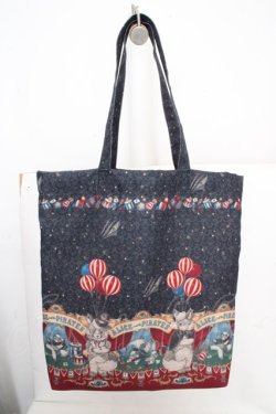 画像1: ALICE and the PIRATES / Marionette Chris柄トートBag  クロ系 O-26-03-13-1029-PA-BG-OW-OS
