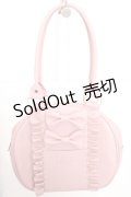 axes femme kawaii / ツインリボンラウンドバッグ  ピンク O-26-03-13-1032-AX-BG-OW-ZTK046
