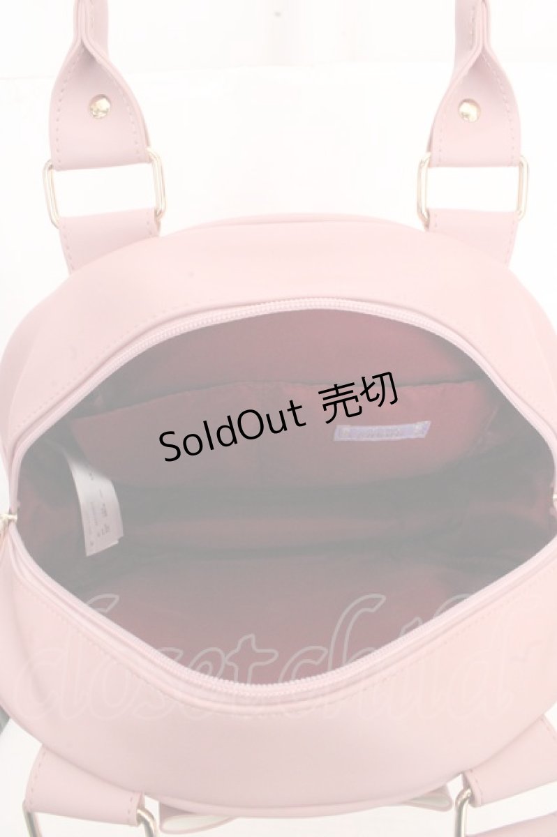 画像2: axes femme kawaii / ツインリボンラウンドバッグ  ピンク O-26-03-13-1032-AX-BG-OW-ZTK046 (2)