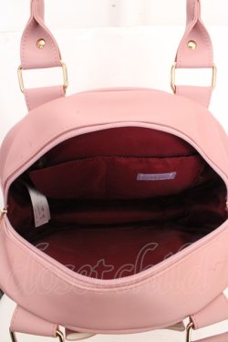 画像2: axes femme kawaii / ツインリボンラウンドバッグ  ピンク O-26-03-13-1032-AX-BG-OW-OS